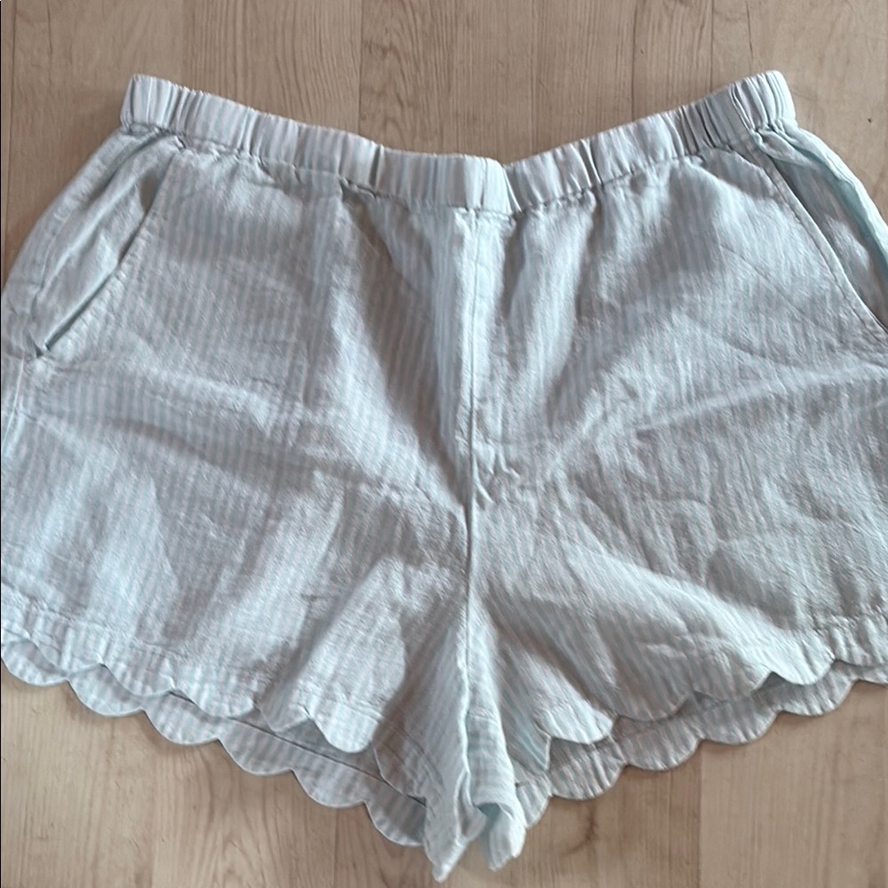 Haven striped Blue Shorts with Elastic Waistband- NFS do not buy.